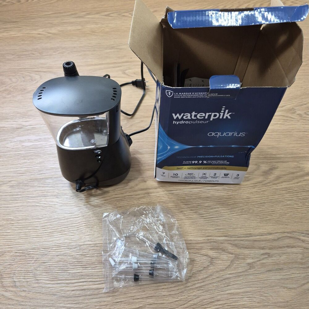 Waterpik WP-662 Aquarius Professional Waterflosser - Black - Pre-Owned